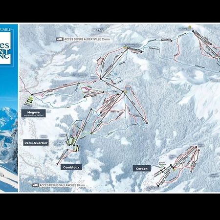 Studio Porte Du Mont Blanc Combloux Aux Pieds Des Pistes Zewnętrze zdjęcie